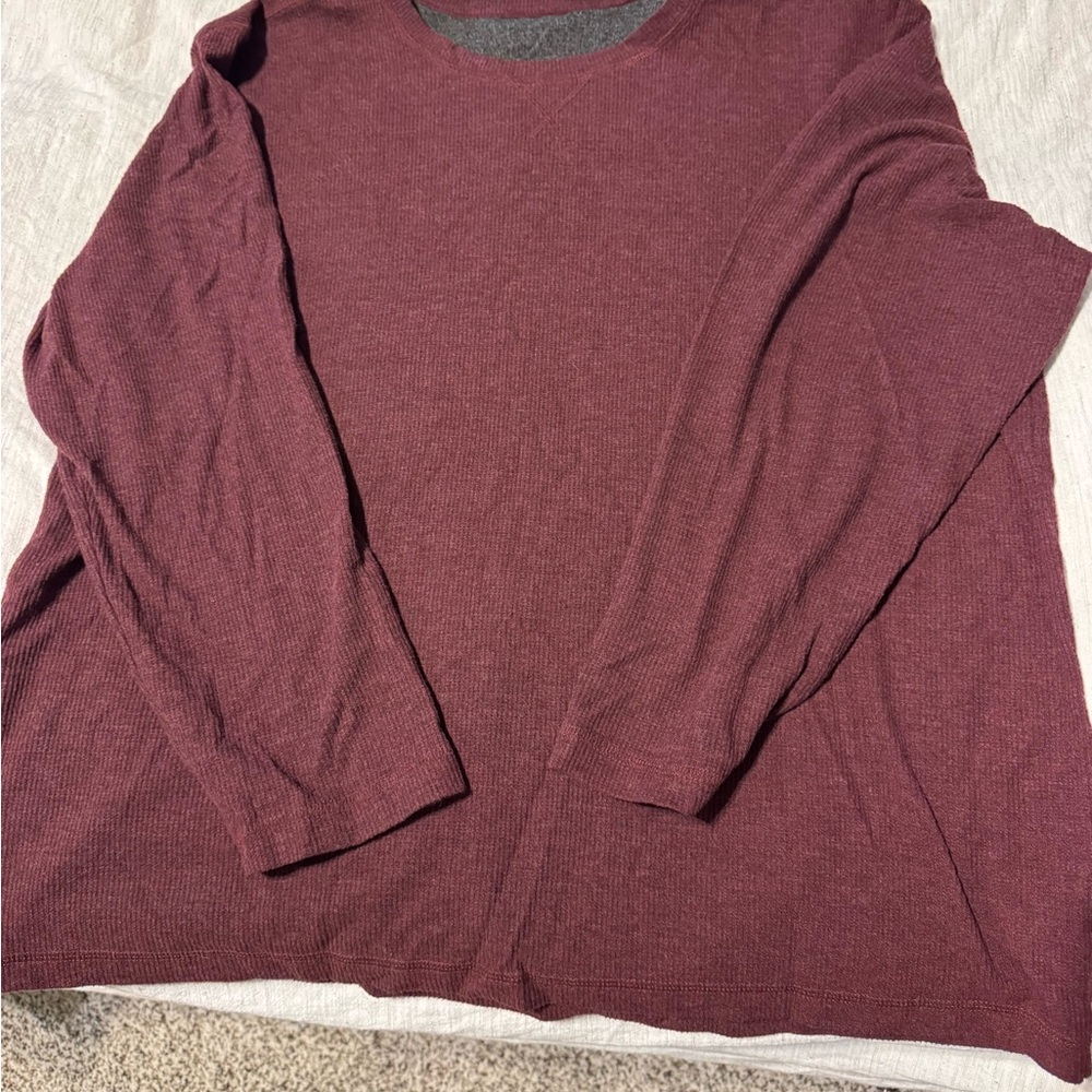 Eddie Bauer Maroon Knit Sweater